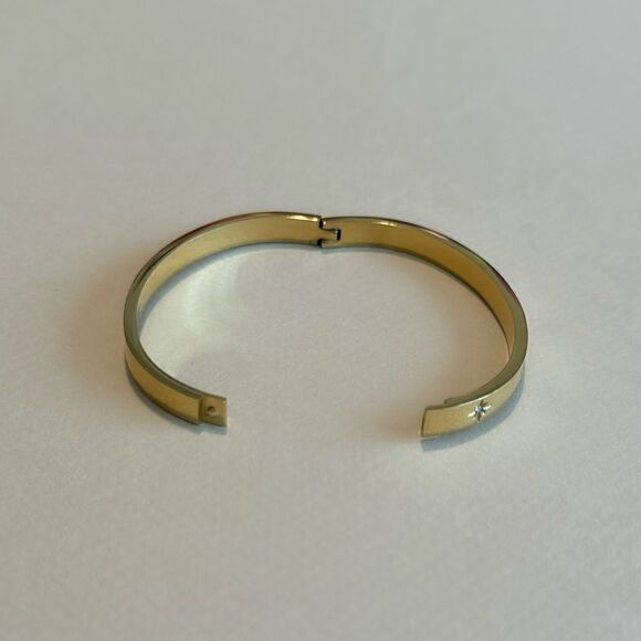 Vintage gold bangle M738 - Picture 7 of 8